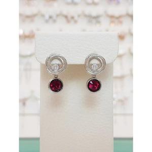 볼라레 세이브존01 꽈리 탄생석 오스트리아 스톤 드롭귀걸이 LE823