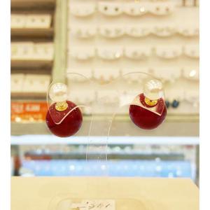 볼라레 세이브존01 화이트레드 귀걸이 DA935