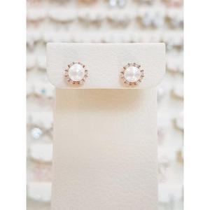 볼라레 세이브존01 납작 5mm 담수 진주 귀걸이 spe992