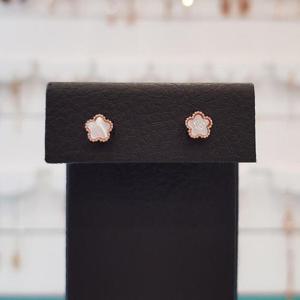 볼라레 세이브존01 클로버귀걸이 자개 볼드 피어싱 SSP568