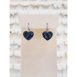 볼라레 세이브존01 오목한 하트 파베 스톤 원터치 귀걸이 LE831