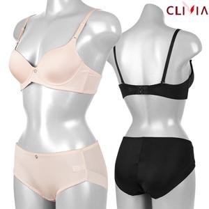 크리비아 베이직 하트포인트 브라팬티세트 1786/3786S