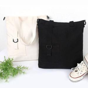 캔버스백 캐주얼 학생 코튼 에코백 크로스 소지품 가방