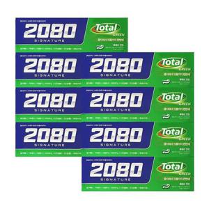 애경 2080 시그니쳐 토탈 그린치약 125g 4입 x2