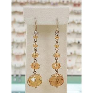 볼라레 세이브존03 볼라레 14k 오페라 꼬냑 드롭귀걸이 AGGF309AG