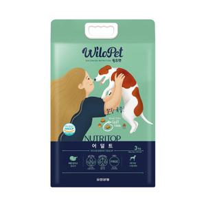 윌로펫 뉴트리탑 어덜트 3kg 소프트 강아지 사료