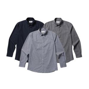 [에디션앤드지]마이크로 체크 패턴 긴팔 셔츠 4컬러 NEE4WC1903