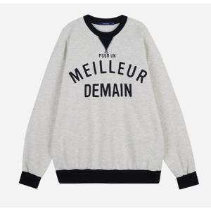 [클라이드]남성 2컬러 레터링 맨투맨 티셔츠 (FOATS126M)