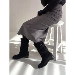 [BELLA.DOI] 천연소가죽 편한 여성 데일리 부츠