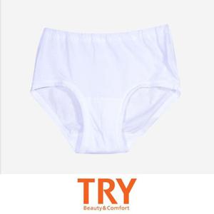 (트라이)면100 베이직 맥시 여성 삼각 팬티(3매입)