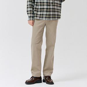 남성 스트레이트 면 기모팬츠-DFZK2201C0X