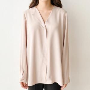 아이우먼 쉬폰렙브이블라우스 BNS848M410 빅사이즈