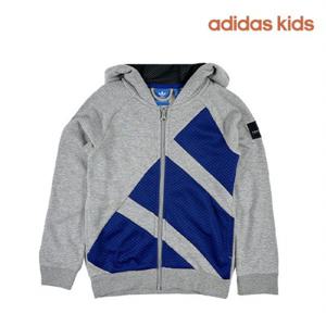 [아디다스키즈] 아디다스키즈 후드집업(AJHZ13CE3115_GY)