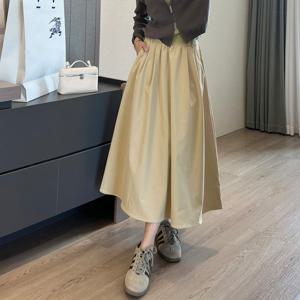 [에이시크] 프렌치 플리츠 A라인 스커트 C24CSK725