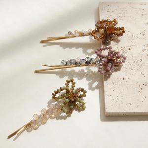 제이로렌 플라워 크리스탈 포인트 실핀 H01273