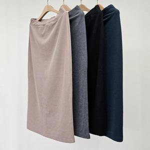 빅사이즈기본치마 T030L410 모던플로우백트임스커트 LD