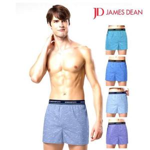 제임스딘 남성 사각팬티 아웃밴드 면트렁크 5매 속옷