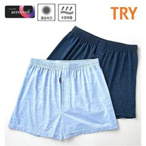 트라이 에어로쿨 베이직 남성 사각트렁크팬티 (택1)