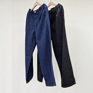 빅사이즈청바지 T067L410 앞주름와이드데님팬츠 CA