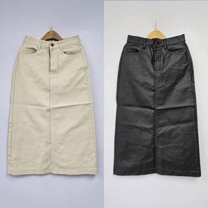 위쉬몰 CA 엣지코팅트임스커트8627(T068H410) 빅사이즈