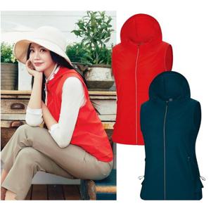 콜핑  LD27사은품) 여성 봄 후드 조끼 멜롯 (KVV7172W)