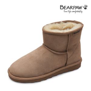ALYSSA DOUBLE FACE 베어파우 여성 양털 어그부츠 히코리 K2136002PD-W