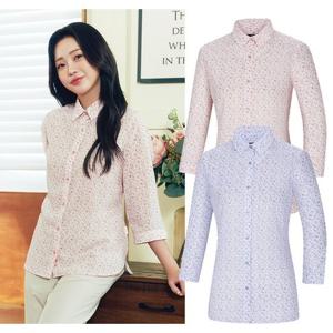 콜핑  LD27사은품)여성 7부 카라 셔츠 에리아 (KVH5815W)