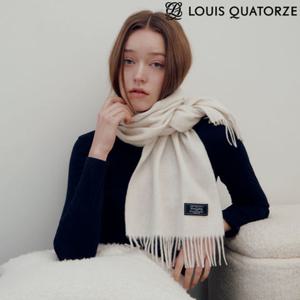 [루이까또즈] 울 혼방 머플러 루이브렌트솔리드 아이보리 (2DMW819IV)