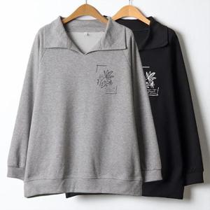 위쉬몰 MN 플라워나염면카라티(J411H411) 빅사이즈