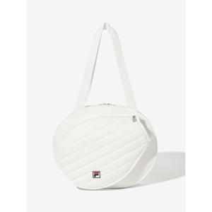 [휠라(프리미엄)](SM)  퀼팅 라운드 라켓백 (FS3BCF5206X_OWH)