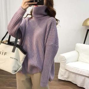 [와이에스몰] 여성 가을 간절기 니트 폴라티