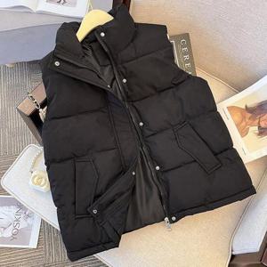 아이우먼 데일리이지하이넥조끼 DKR293M411 빅사이즈