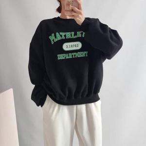 아이우먼 레틱기모오버맨투맨티 NST192M411 빅사이즈