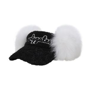 [파리게이츠] (521C4CP672)[23 WINTER] 여성 퍼 이어워머 부클 썬바이저