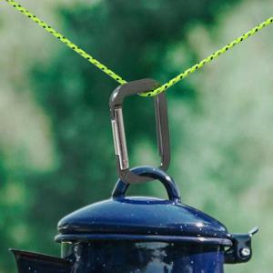 카라비너 사각 키링 캠핑 등산 낚시