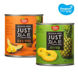 [동원] 저스트 노슈가 파인애플 425g /후르츠칵테일