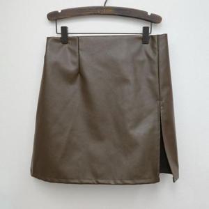 아이우먼 니아미니레더팬츠스커트 LTT246M411 빅사이즈