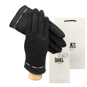 [닥스(장갑)]스웨이드 포인트 남성용 모직 장갑 GPO362O