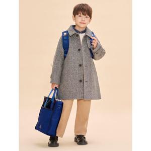 [빈폴키즈] 코어 체크 보조가방 블루 (BI51D4U11P)