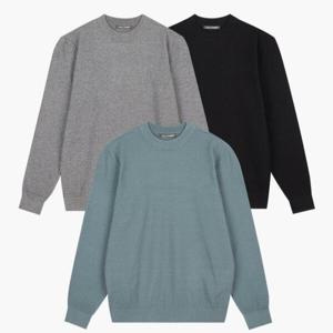 [크로커다일남성]몸판 와플 조직 모크넥 스웨터 CDAA9KR3311_JJ