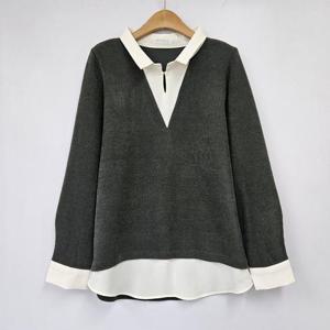 아이우먼 브이레이어드블라우스 OLT302M411 빅사이즈