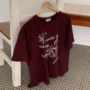 아이우먼 엔젤피치라운드반팔티 MOT308M411 빅사이즈