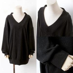 위쉬몰 WW 데일리브이넥니트티(3125H412) 빅사이즈