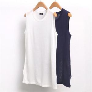 빅사이즈사랑해요 6191L106 무지 에이 트임 나시 AP