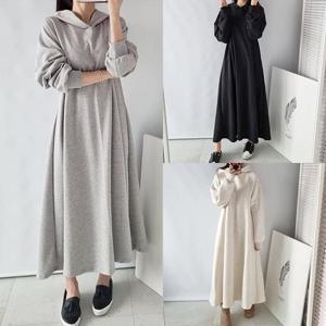 위쉬몰 NS 특양면플레어후드원피스(P913H412) 빅사이즈