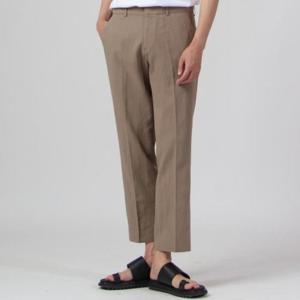 [582] 가먼트 린넨 9부 슬랙스[5COLOR/S-L]