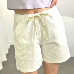 밴딩반바지 MFNC030017 스판 밴딩 데일리 4부 반바지