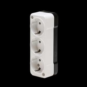 노출콘센트 3구 연선(나사타입)신형