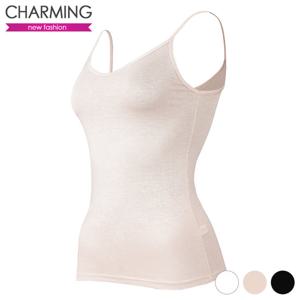 챠밍 여성 텐셀 끈 나시 런닝