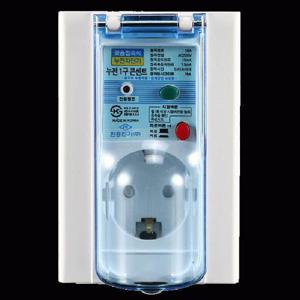 매입콘센트(FS) 꽂음접속식 1구 누전 방우형 세로